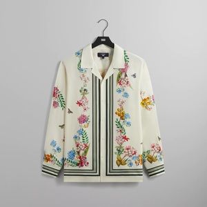 Kith for New York Botanical Garden Floral Border Long Sleeve Thompson Shirt